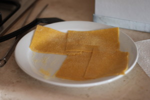 Pasta fresca tirata