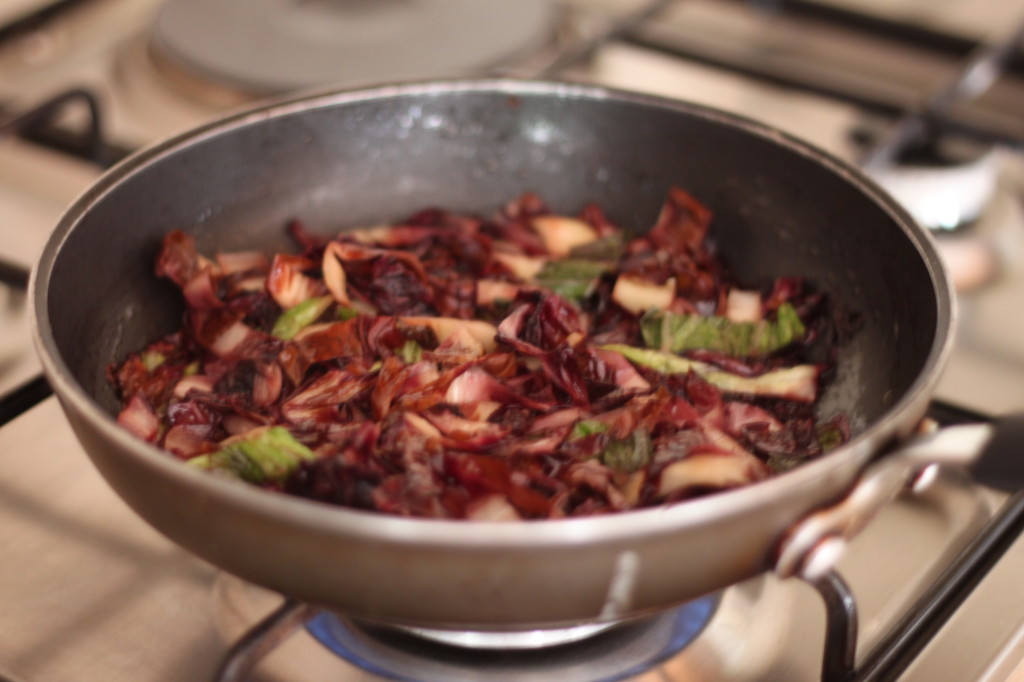 Radicchio con burro aromatizzato