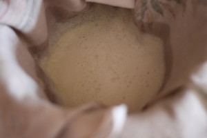 Filtraggio del latte di soia