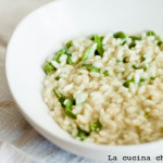 Risotto con peperoni mantecato all'olio di sesamo