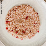 Risotto al succo di melograno