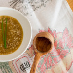 Sorgo in minestra di fagioli e verdure